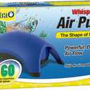 Tetra Whisper Air Pump 40 To 60 Gallons, For Aquariums, Powerful Airflow, Non-UL Listed, Blue