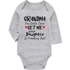 Like Aunt Perfect Baby Boy Clothes Unisex Funny Baby Girl Bodysuit 0-3 months (Gray)