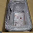 4Pack Stackable Kitchen Storage Organizer, Pantry Organizers and Storage, Clear Foods Organizer Bins with Handles, Easily Assemble for Bathroom, Kitchen, Pantry, Cabinet, Closet (Large)