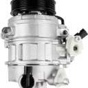 DA8Z19703A Air Conditioner AC Compressor with Clutch Replacement for Ford Flex Explorer 3.5L 2013-2018, Ford Taurus 3.5L 2013-2018, Lincoln MKS MKZ 3.7L 2013-2016#DA8Z19703B, DA8Z19703C, FB5Z19703B