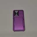 ATATOO for Samsung Galaxy S24 Wallet Case, Built-in Card Holder(Store 4-5 Cards) & Slide Camera Cover, Case for Galaxy S24 6.2", Dark Purple