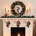 Woanger 2 Pcs Black Christmas Cow Bells Rustic Metal Witch Bells Iron Christmas Decor with Rope Vintage Decor Decorative Hanging Ornaments for Garden Home(Classic Style,Black)