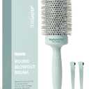 AIMIKE NaturaVol Round Brush for Blow Out, Large Round Hair Brush with Nano Thermal Ceramic Tech, for Fine Hair-Friendly Blow Drying & Styling at Home, Maximum Volume Shine-2.1" Barrel, 3" w/Bristle