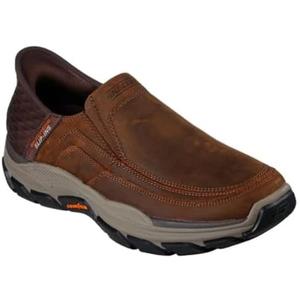 Skechers Men's USA Respected - Elgin Moc Toe Leather Slip-Ins 13