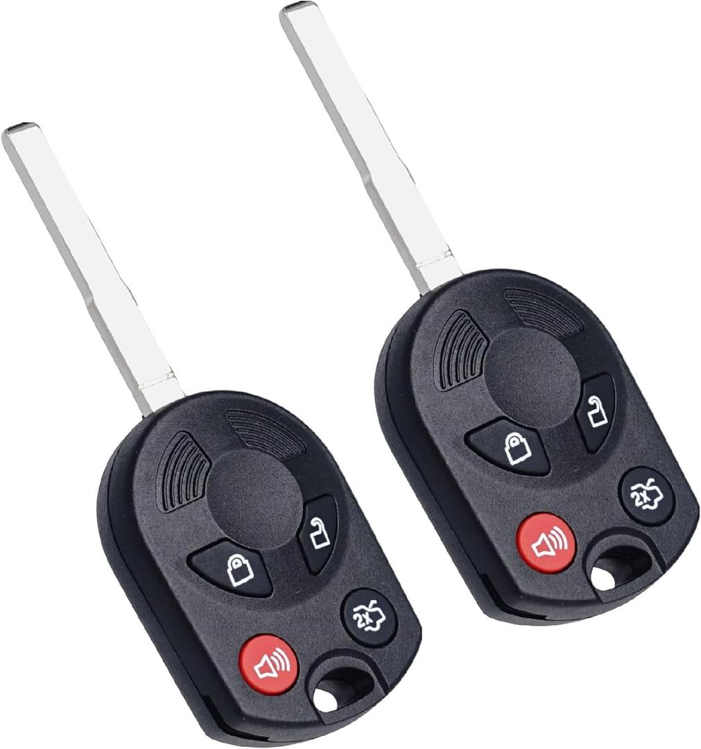 Keyless Entry Remote Control Head Key Fob Replacement Fits for Ford Focus 2012 2013 2014 2015 2016 2017 2018 2019 2020 C-MAX Escape Fiesta Transit Connect 164-R8046 5921709 OUCD6000022