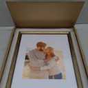 Americanflat Vintage Frames - 11x14 Picture Frame with Beaded Accents and Shatter-Resistant Glass - Use as 8x10 Frame or Display 11x14 Photos Without Mat - Heirloom Collection - Wall Display - Gold