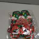 JoFAN 12 Pack Christmas Glasses Glitter Glasses Frames Costume Accessories for Christmas Decorations Party Favors Stocking Stuffers Party Supplies