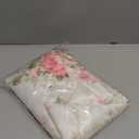 Sweetshow Pink Vintage Rose Flower Tablecloth Spring Summer Floral Round Tablecloth 60 Inch Spring Table Cloth for Holiday Parties Dining Table Living Room Kitchen Decor