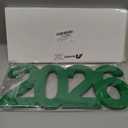 AceOrbit Graduation Decorations 2026 Table Sign Centerpieces 13" x 5.5" Wooden Class of 2026 Block Graduation Photo Booth Props for High School Seniors Night Decor College Party Supplies(Green)
