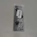 Chain Leash Metal Dog Leash Chrome Plated with Soft Padded Handle for Large Dogs.(XL, Black Handle)