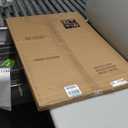 Acrylic Dry Erase Board for Wall, 36 "x 24" Black Non-Magnetic Acrylic Wall Memo Board, Large Clear Family Planner White Board for Home and Office - Blank