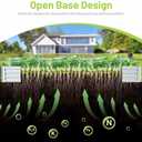 2PCS 8x4x1FT Galvanized Raised Garden Bed, Galvanized Planter Raised Garden Boxes Outdoor, Large Metal Raised Garden Beds for Vegetables-Silver