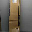 LazBlinds No Drill Blackout Roller Shades, 29" W x 48" H, White