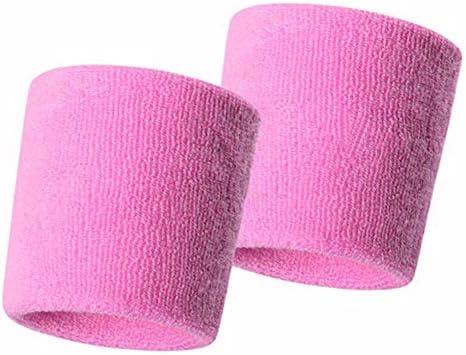 HANERDUN Wrist Sweatbands Thick Terry Cloth Wristbands for Men and Women Athletic Sweat Bands for Sports Tennis Gym Basketball