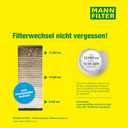 MANN-FILTER CUK 1919 Cabin Air Filter - Pollen Filter with Activated Carbon