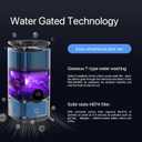 Air Purifier and Evaporative Humidifier Combo for Bedroom with HEPA Filter Self-clean Air Cleaner Allergies Pets Dust Smoke Pollen Odors-T7pro