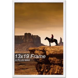 A PLUS MAX 13x19 Picture Frame White Light Weight Wall Mount