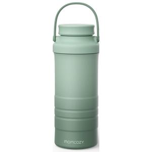 Momcozy 22oz Portable Breast Milk Cooler for Outdoor, Life Saver with 360° Total Cooling for 24 Hours, Larger Capacity Travel Breastmilk Chiller, Green