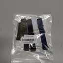 5 Pack Nylon Watch Bands Compatible with Garmin Venu 3S/Venu 4(41mm)/2S/Forerunner 265S 42mm,18mm Soft Stretchy Sport Strap for Garmin Vivoactive 4S 40mm/Forerunner 255S 41mm Women Men (black/white/blue grey/deep blue/army green)