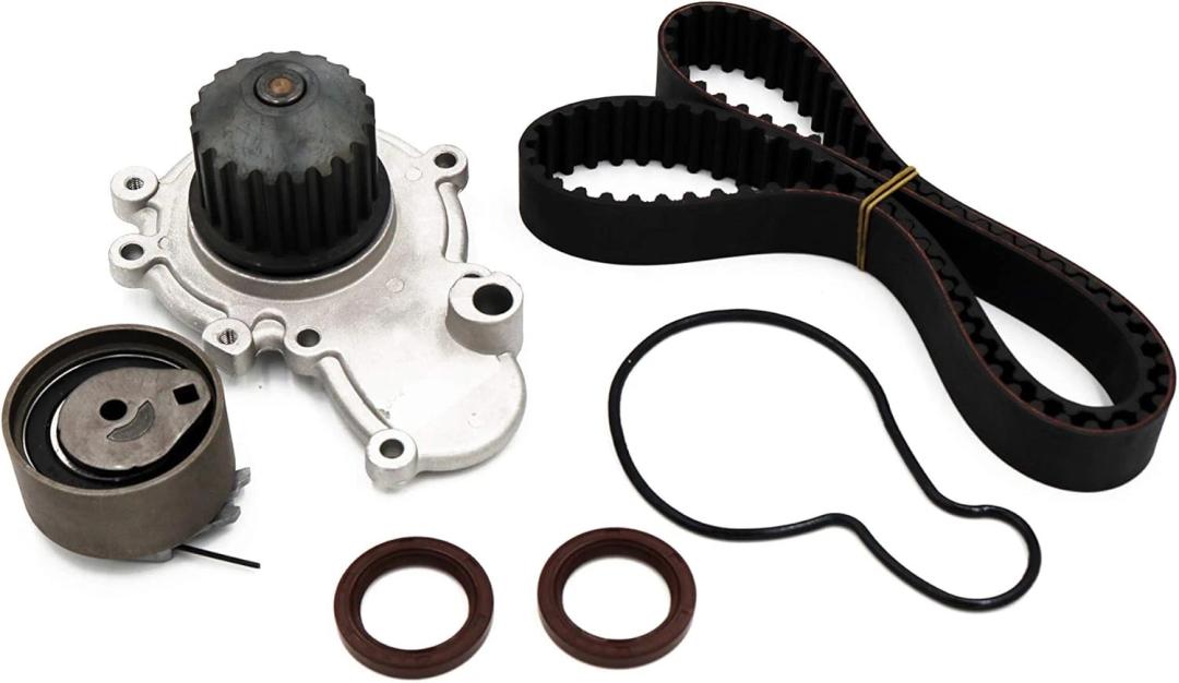 Timing Belt Water Pump Kit fits for 1995-2004 2005 For Dodge Neon Stratus, 2000-2002 For Chrysler Neon Cirrus, 1995-2001 For Plymouth Neon Breeze 2.0L l4 GAS SOHC