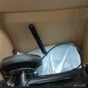 Knee Scooter with Disc Brake, Steerable Knee Walker for Adults,Foldable Rover Scooter forBroken Foot Injured Leg Crutch,Black