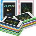 24 Pack LCD Writing Tablet for Kids, 6.5 Inch Colorful Doodle Board Drawing Tablet, Erasable Reusable Electronic Drawing Pads, Educational Learning Toys Birthday Gifts for Girls Boys Age 3 4 5 6 7 8