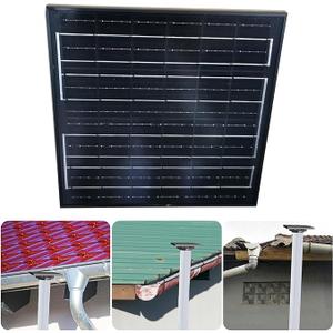 Solar Exhaust Fan With 15W Panel Solar Roof Vent Fan Corrosions Resistant Ventilation Fan For Sheds Cabins Greenhouses Solar Powered Roof Fan