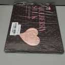 LitBear 100% Mulberry Silk Bonnet for Sleeping Women, 22 Momme Silk Hair Wrap with Elastic Band for Long Short Curly Hair (Pink)