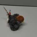 Potaroma Cat Toys Rechargeable Flapping Bird Sparrow, Lifelike Chirp Tweet, Touch Activated Kitten Toy Interactive Cat Exercise Toys for All Breeds Cat Kicker Catnip Toys 4.0 Inches