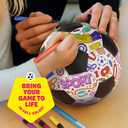 Dan&Darci Soccer Ball Coloring Kit for Kids - Soccer Gifts for Girls & Boys - Sports Gifts - 3 4 5 6 7 8 Year Old Boy Birthday Gift - Craft Kits for Kids Ages 4-8 Year - Boy Toys - Games Accessories
