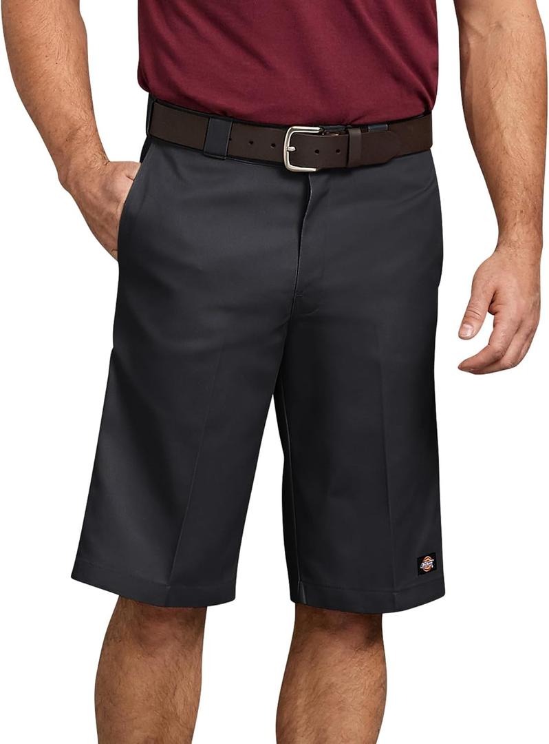 Dickies Men's 13-inch Relaxed-fit Work Short (33, Black V1)