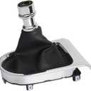 NEW Manual Gear Shift Boot Chrome Trim Compatible With 2015-2017 (After the mid-year update in 2015) Ford Mustang NEW 6 Speed Manual Transmission Accessories Parts Replaces GR3Z7277AA GR3Z-7277-AA