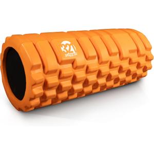 321 Strong Foam Roller - Medium Density Deep Tissue Massager for Muscle Massage and Myofascial Trigger Point Release, with 4K eBook (Orange)