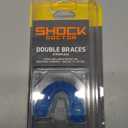 Double Braces Strapless Mouth Guard, Blue, Adult (Adult: 12+ yrs)