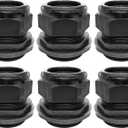 Cable Glands-PENGLIN 2 NPT Nylon Cable Connector,IP68 Waterproof Strain Relief Cord Adjustable Connector With Gaskets for Electrical Box (2 Inch (6-Pack))