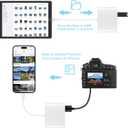 SZHAIYIJIN SD Card Reader for iPhone, Memory Card Reader with USB Camera Adapter Plug and Play Trail Game Camera Viewer Supports SD and TF Card MicroSD Card Adapter for iPad No App Required