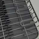Kitsure Large Dish Drying Rack - Extendable Dish Rack, Multifunctional Dish Rack for Kitchen Counter, Anti-Rust Dish Drainers with Cutlery & Cup Holders 19.2"-26.7" L x 12.9" W, Sliver (Silver)
