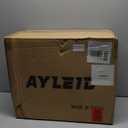 Ayleid Retractable Garden Hose Reel, 1/ 2 in x 100 ft Wall Mounted Hose Reel, with 9- Function Sprayer Nozzle, Any Length Lock/ Slow Return System/ Wall Mounted/ 180°Swivel Bracket (Grey)
