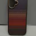 Maledan for iPhone 17 Case Carbon Fiber - Slim Case for iPhone 17 [Camera Control][Fit for Magsafe][Caseless Feel] Shockproof Magnetic iPhone17 Phone Bumper Case Cover, TPU & 1500D Aramid-NOT Printed (iPhone 17 - 6.3 inch, Sunset)