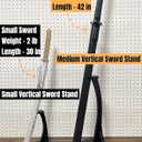 Sword Stand Vertical Samurai Sword Katana Tanto Holder Stand Display Swan Shape 23cm / 44cm / 58cm