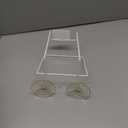 Guojiang Multifunctional Sink Storage Rack Dishcloth Holder Kitchen Organizer Rack Sponge Holder Garbage Bag Storage Holder Dishcloth Rack Countertop Kitchen Sink Rag Sponge Holder, White