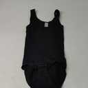 Nebility Womens' Waist Trainer Seamless Round Neck Tummy Control Shapewear Bodysuit (X-Large-XX-Large, Black)