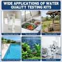 23 in 1 Drinking Water Testing Kit with Bacteria Test, 158 Strips Water Test Kit for Tap & Well Water, Tests Hardness, Chlorine, Copper, Iron, Lead, pH, Alkalinity and More