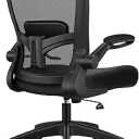 FelixKing Office Chair, Ergonomic Desk Chair Breathable Mesh Chair with Adjustable High Back Lumbar Support Flip-up Armrests, Executive Rolling Swivel Comfy Task Computer Chair for Home Office