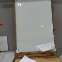 Magnetic Glass Whiteboard - Glass Dry Erase Board 36"x24" Large Frameless Glass Board for Walls Office School and Home