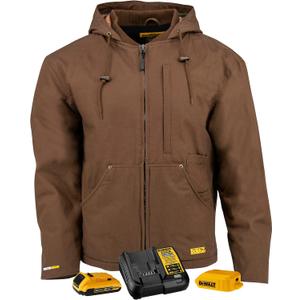 DEWALT Unisex-Adult With 2.0ah Battery and Charger (Large, Tobacco, S)