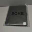 Soke Case for iPad Pro 13 Inch M5/M4 (2025/2024) & iPad Air 13 Inch M3/M2, iPad Pro 12.9(2022 2021 2020,6th/5th/4th Gen), Rugged Shockproof Protective Cover with Built-in Kickstand - New Black