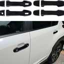 Kolya Car Door Handle Cover Compatible with 2019-2024 2025 Subaru Forester Ascent Impreza Accessories Handle Protectors for 2018-2024 Subaru Crosstrek Accessories (Glossy Black)