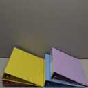 Zzrywuty Durable 3 Ring Binder, 2 Inch, Economy 4 Pack, Each Holds 540 Sheets, D-Ring Presentation View Binders for Office, School, Home (Pastel Assortment)