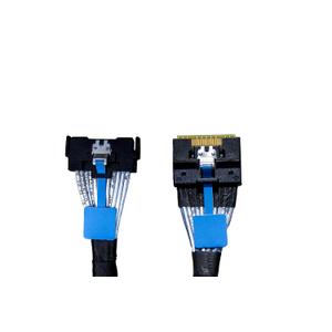 x8 to  x8,-- 74Pin to - 74Pin,PCIe Gen5 Mini Cooledge IODouble Straight Cable 100CM (CBL-MCIO-1270S4T2)